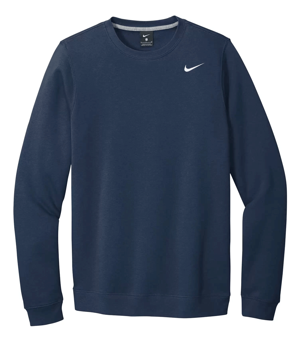 mens fleece crew nike
